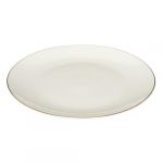 The home deco factory HOME DECO FACTORY, KA0539, Service de Table en Porcelaine 12 Pièces, Design Élégant avec Filet Doré, Vaisselle Durable et Polyvalente, Compatible Lave-Vaisselle, Blanc 12 pcs