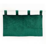 T&ecirc;te de lit velours Velina- vert c&egrave;dre