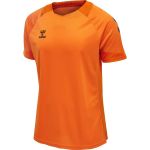 Hummel T-shirt à Manches Courtes Lead Poly S Orange Tiger