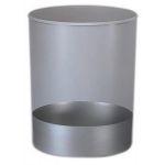Han 1814-S-11 - Corbeille à papier anti-feu, 13L, coloris gris clair