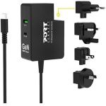 Port designs PORT Connect Chargeur mural international GaN 100W USB-C et USB-A