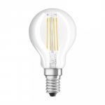 Osram Lot de 3 Ampoules LED E14 - 4W équivalent 40W - Forme sphérique claire filament - Blanc chaud 2700K