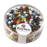 Rayher Perles de rocaille opaques lustrées - 2,6 mm - vert