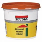 Soudal Mastic vitrier acajou vg 1 kg - SéLECTION BRICO-TRAVO