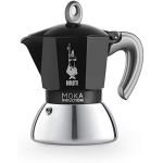 Bialetti New Moka Induction, Cafetière à Induction, Aluminium/Acier, 2 Tasses, Noir