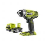 Ryobi Pack Visseuse &agrave; choc 18V OnePlus R18ID3-0 - 1 Batterie 2.5Ah - 1 Chargeur rapide RC18120-125