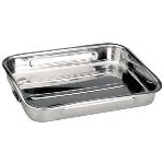 Ibili 651840 - Plat à rôtir avec anses pliantes en inox (31 x 43 cm)
