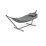 Fatboy Hamac Headdemock Sunbrella avec piètement et coussin - gris roche