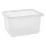 Eda Plastiques PLASTIQUE Boîte de rangement Funny Box 30 L - Naturel - 44 x 36 x 25 cm