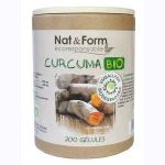 Nat & Form Curcuma Bio 200 gélules Eco Responsable