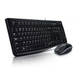 Logitech Desktop MK120 - Clavier et souris optique filaires USB