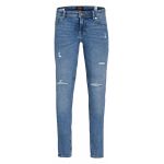 Jack & Jones Jean garçon coupe skinny Liam en coton bleu stone