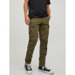 Jack & Jones Jpstace Jjtucker AMA Noos Pantalon Cargo, Vert Olive, 28W x 30L Homme