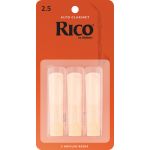 Rico D'ADDARIO RDA0325 - ANCHES CLARINETTE ALTO, FORCE 2.5, PACK DE 3