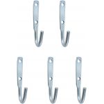 Mottez Crochet acier zingué porte-outils - Hauteur 12 cm - Vendu par 5