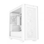 Asus A21 Plus TG ARGB White microATX Boîtier PC (Ventilateurs ARGB préinstallés, Panneau Avant en Maille, Compatible avec Cartes mères avec Ports cachés, radiateurs 360 mm, Cartes Graphiques 380 mm,