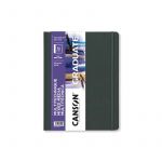Canson Graduate Book Mixed Media - Carnet cousu 72 pages - Grain léger - 21,6 x 27,9 cm - 200g/m² - Blanc