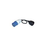 Electraline 20848043M - Prolongateur caravane mâle 30 cm