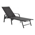 Habitat et Jardin Bain de soleil en acier "Farniente"- Gris