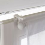 Lot de support clic transparent pour tringle de vitrage