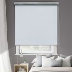 Mad&eacute;costore Store enrouleur occultant thermique revers alu h190cm - Blanc - L64 x H190cm - Blanc