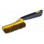 Outifrance 8200205 - Brosse métallique à manche, fils acier laitonné de 25 mm