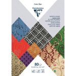 Clairefontaine 95218C - Bloc de 80 feuilles Papiers du Monde, 80 g/m&sup2;, A4, coloris assortis