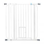 Barri&egrave;re de s&eacute;curit&eacute; Carlson Pet Gate extra haute avec chati&egrave;re - hauteur : 91,44 cm, largeur : de 73,66 &agrave; 92,71 cm