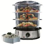 Russell Hobbs Cook Home (19270-56) - Cuiseur vapeur 3 paniers avec bol à riz