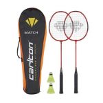 Ensemble raquette de badminton - CARLTON - Match G3 Hd - Rouge - Adulte - Mixte