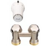 Danfoss Kit Tête thermostatique RAE-K M30x1,5 technologie liquide + répartiteur RLV-KS 1/2 équerre Réf. 013G5090