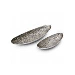 Menzzo Set de 2 plateaux Camilla Nickel