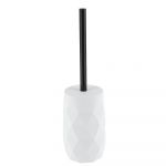 Tendance Brosse WC avec support déco Diamant Blanc et Noir