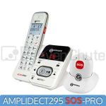Geemarc Amplidect 295 - Téléphone sans-fil avec médaillon d'alerte