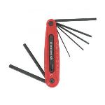 Facom 86H.JE7B - Jeu de 7 cl&eacute;s m&acirc;les coud&eacute;es &agrave; t&ecirc;te sph&eacute;rique 1,5 &agrave; 6 mm