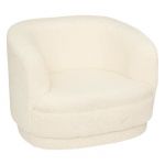 Atmosphera Fauteuil Enfant Bouclette Blanc