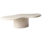 Beliani Table Basse Conza Beige
