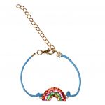 Bracelet &agrave; paillettes arc-en-ciel enfant Rex London