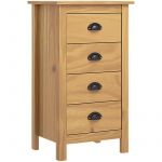 VidaXL Buffet Hill Range 46x35x80 cm Bois de pin solide