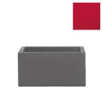 Slide Vase Quadra Ii 90 Cm (Rouge - Polyéthylène)