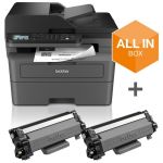 Brother Imprimante multifonction Pack imprimante multifonction laser 4-en-1 monochrome A4