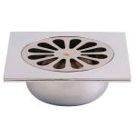 Valentin Bonde de sol carrée sortie verticale 140x140mm - 462300