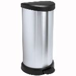 Curver Poubelle &agrave; p&eacute;dale Bliss aspect m&eacute;tal en polypropyl&egrave;ne (40 L)