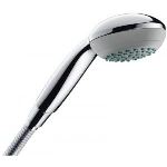 Hansgrohe 28562000 - Douchette &agrave; main Crometta 85 Vario jet 2 jets pluie et concentr&eacute;