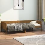 VidaXL Lit de jour Marron miel Bois massif de pin 90x190 cm Brun