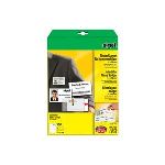 Sigel ZB200 - 50 badges avec double système de fixation (54 x 90 mm)