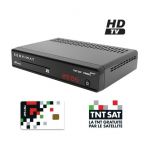 Servimat ARMIS - Décodeur satellite HD + Carte TNTSAT + Déport IR + Cable 12V + HDMi