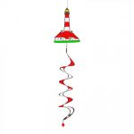 Hq Invento phare de Windgong 110 x 18 cm polyester blanc/rouge