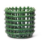 Ferm Living Corbeille Ceramic, ronde, Ø 16 cm, vert, céramique