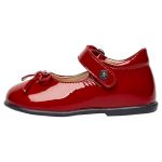 Naturino Ballerines en Verni avec Sangle, Rouge foncé 21